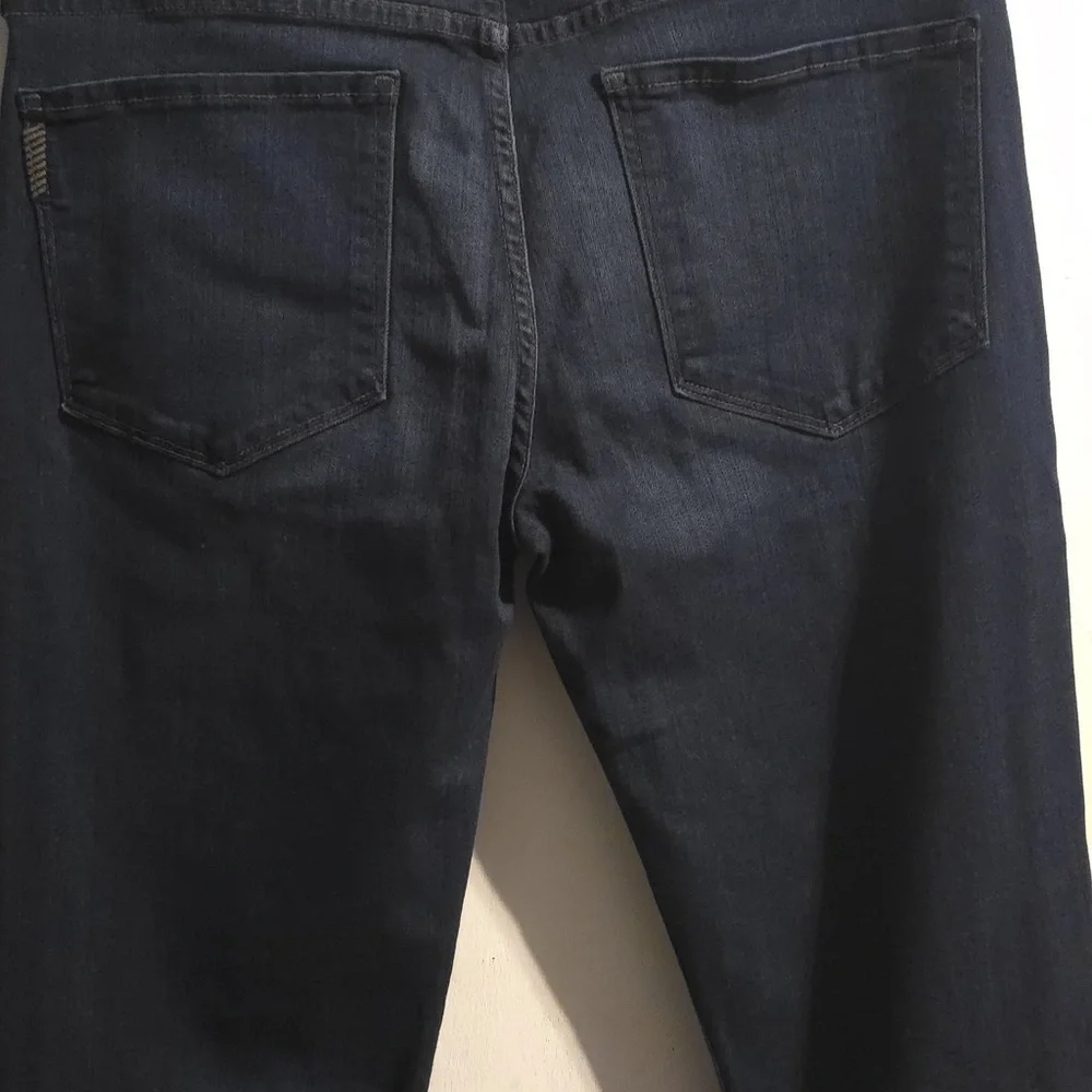 PAIGE Dark Blue Straight Jeans
